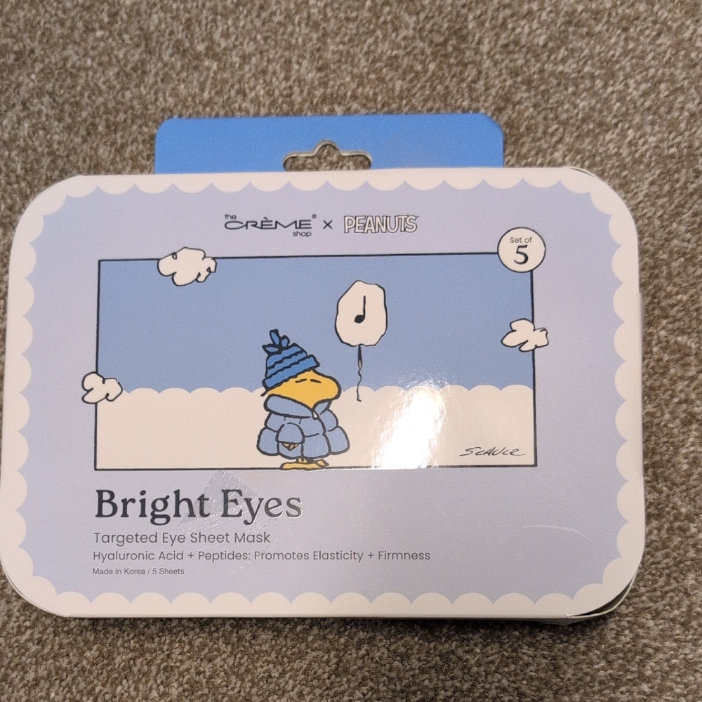 New The Crème Shop Peanuts Bright Eyes Mask (2)